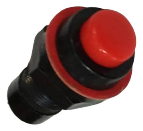 Mini Switche 2 Pin On/ Off Redondo Rojo Paq. 6 Pcs