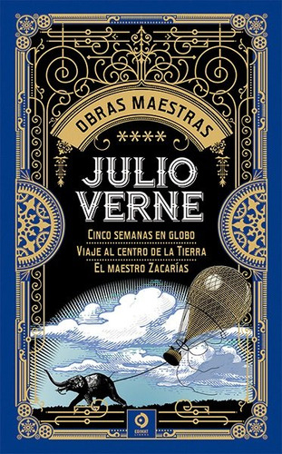 Julio Verne Vol.iv. 5 Semanas En Globo / Viaje Al Centro De La Tierra /, De Verne, Julio. Editorial Edimat Libros S.a., Tapa Dura En Español