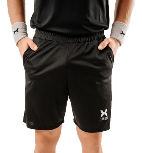 Short Deportivo Hombre Tenis X Trust Microfibra Bolsillos