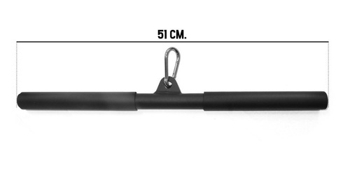 Barra Dorsalera 120cm+ Corta P/polea +mosquetón Multigim Gmp