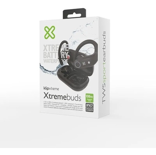 Audífonos Bt Deportivo Klipxtreme Xtremebuds 12h Ipx7 Itech*