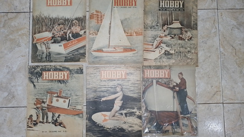 Lote De 6 Antiguas Revistas *** Hobby *** Del Año 1962