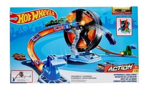 Imagen 2 de 6 de Pista De Carreras Hot Wheels Desafío De La Ruleta