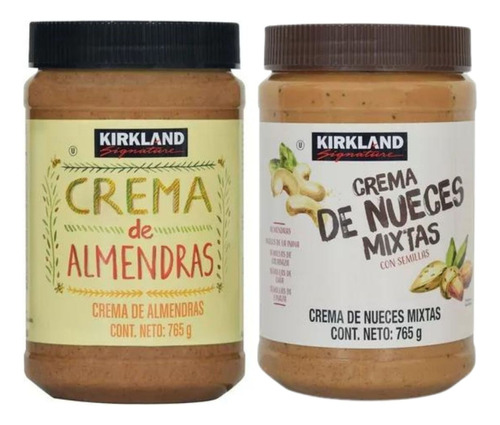 Pack Crema De Almendras + Crema De Nueces Mixtas Kirkland