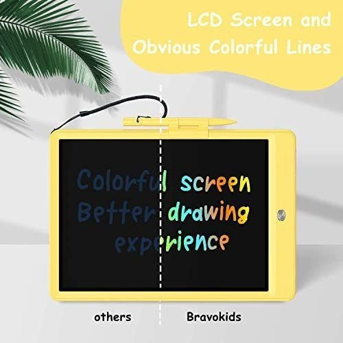 Imagen 4 de 6 de Tablet De Escritura Lcd A Color Para Niños Y Niñas - Yellow