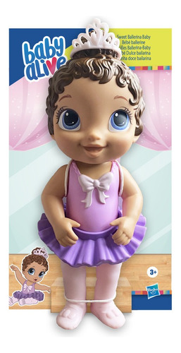 Muñeca Baby Alive Dulce Bailarina Cabello Castaño 3