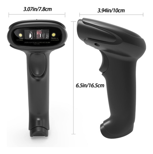 Usb Láser Barcode Scanner Handheld Handheld 1d Bar Bar Code