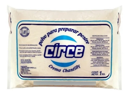 Polvo Crema Chantilly Circe X 1kg - Cotillón Waf