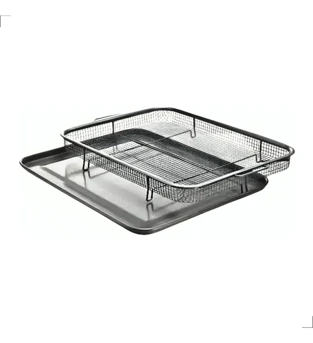 comprar Assadeira Fritadeira Com Bandeja Antiaderente Forno Em Inox