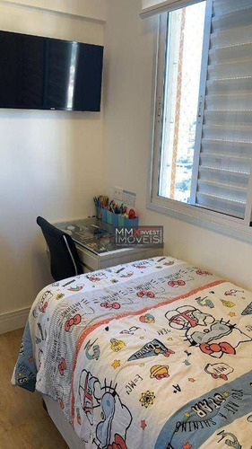 Imagem 13 de 30 de Cobertura Finamente Decorada Com 202 M² Santa Terezinha - São Paulo/sp - Co0055