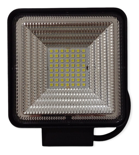 Faro Led Cuadrado Blanco 28mm 56 Led 60w