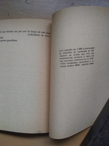 Cantos A Berenice. Olga Orozco. (1977/77 Pág ) 1* Edición. (Usado)