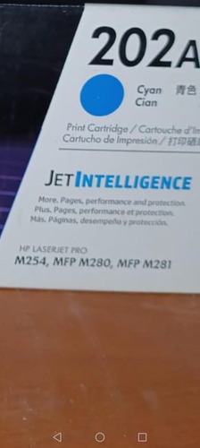 Cartucho Hp 202a Cian Laserjet Original Cf501a