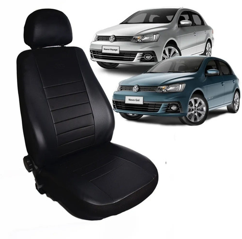 Funda Cubre Asiento Cuero Acolchado Vw Gol Trend / Voyage 