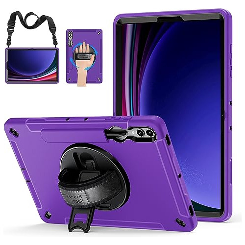 Funda Resistente Grado Militar Samsung Tab S9 Plus - Purpura