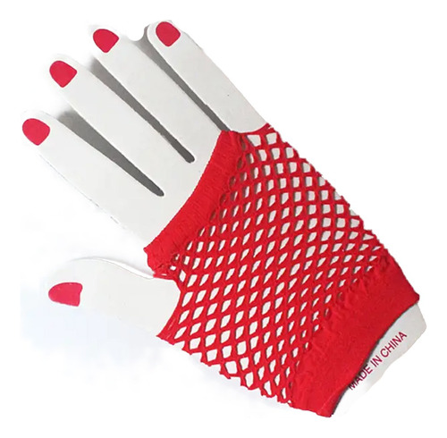 Guantes De Red Malla Mitones Cortos Punk Rock Sexy 1pares