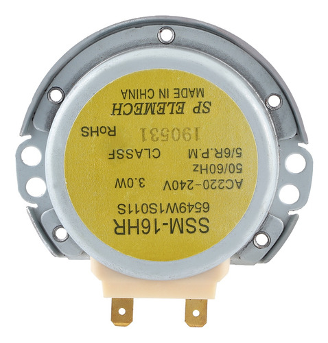 Motor Síncrono Apto Para Tocadiscos De Microondas 6549w1s011