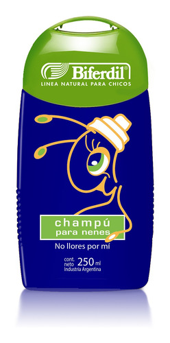 Biferdil Shampoo Para Niños Azul X 250ml- No Mas Lagrimas