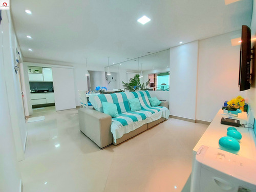 Imagem 2 de 23 de Apartamento Reformado Na Praia Das Pitangueiras - Varanda Gourmet - Prédio Novo - 3 Suítes - 2 Vagas - Guarujá/sp - Ap05993 - 69798804