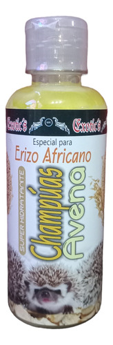 Shampoo Para Erizo Africano Champuas Avena 250 Ml