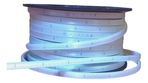 Manguera Led Plana 25mt Blanca O Calida Exterior + 7 Clavija