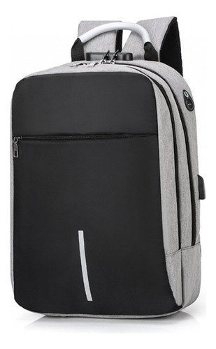 Mochila Antirrobo Puerto Usb Notebook Mujer Hombre