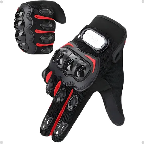 Par Luva Motoqueiro Motociclista Impermeável Proteção Moto
