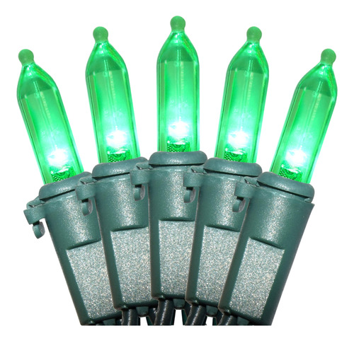 Holiday Essence Luz Led Navidad 100 Alambre Verde Para Uso