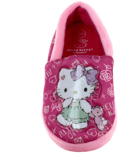 Pantufla Zapato Hello Kitty Suela Suave Niña Bebe 82964    