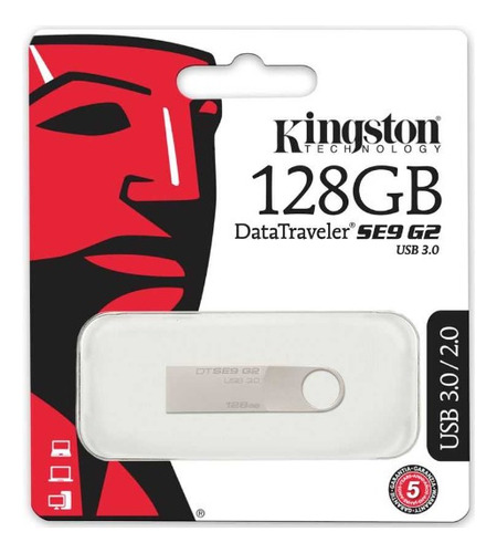Usb Pendrive Kingston Datatraveler Se9 G2 128gb Original Cc