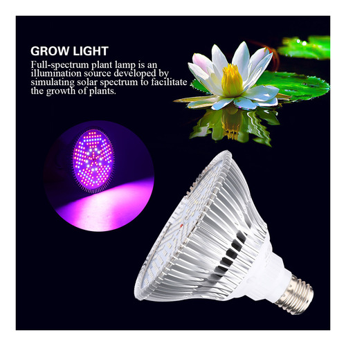Lâmpada De Cultivo Full Spectrum 150led 100w E27 Plant Light