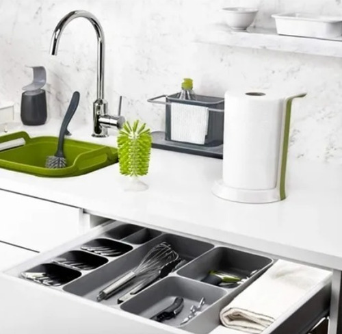 Imagen 9 de 10 de Organizador De Cubiertos Y Utensilios De Cocina Xl 36x35 Cm
