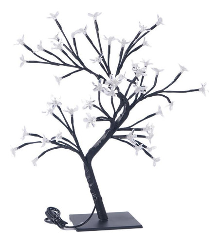Lámpara De Imitación De Cerezo Iron Art Con Interruptor Usb,