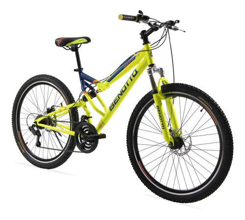 Bicicleta Benotto Mtb Navy R27.5 21v Shimano Doble Disco Color Amarillo/azul Tamaño Del Cuadro Único Tamaño Unico