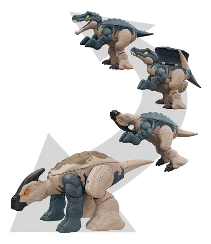Jurassic World Dinosaurio Juguete Baryonyx A Parasoralophous