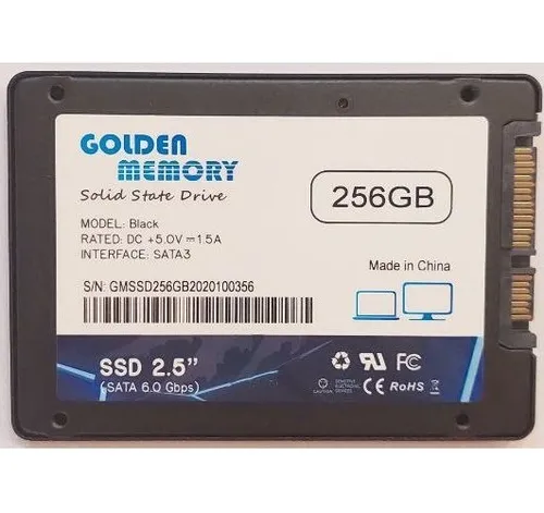 Ssd 256gb Golden Memory Ssd Sata 2.5