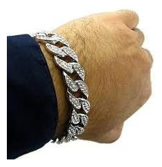 Charles Raymond Bling-ed Out Pulsera De Reloj De Lujo Redond