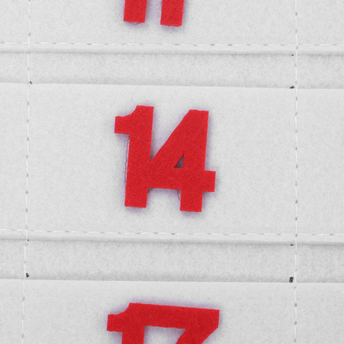 Calendario Navideño De Fieltro Para 24 Días De Adviento, Bol