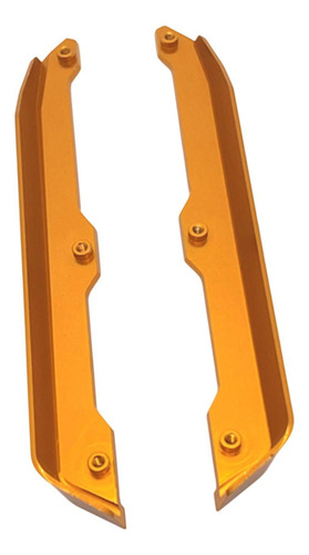 2 Piezas De Guardabarros Para Chasis De Coche Rc, Barra Oro