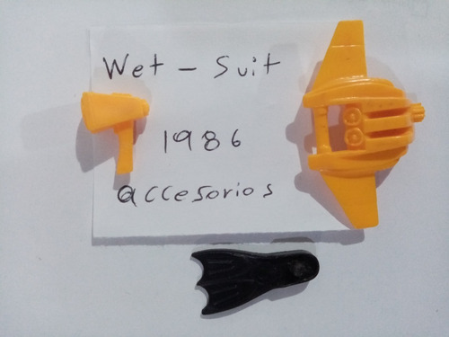 Gi-joe Vintage Armas Wet-suit Accesorios 1986