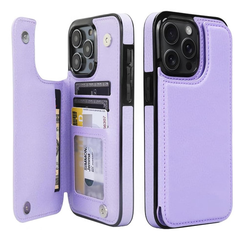 Ucolor Compatible Con iPhone 15 Pro Max 6.7 Funda Tipo Con