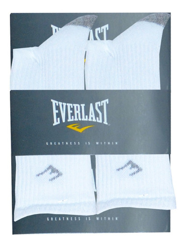 Calcetas Tin 6 Pares Tines Everlast Niño O Niña Originales