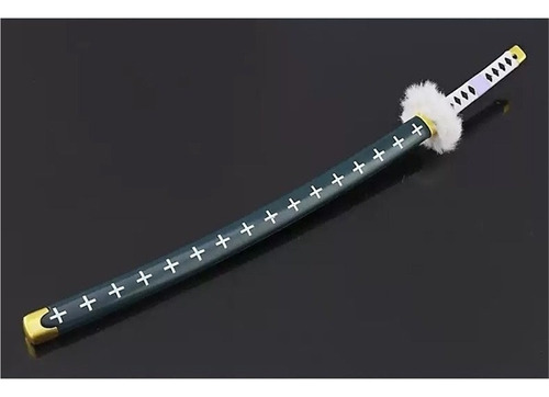 Para Espadachim De Metal Katana Espada One Piece Roronoa