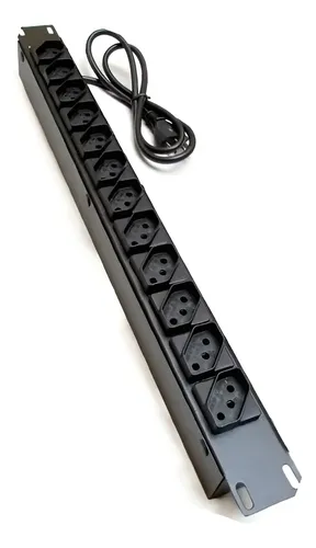 Régua 12 Tomadas  Rack 19 Polegadas Profissional Extensão