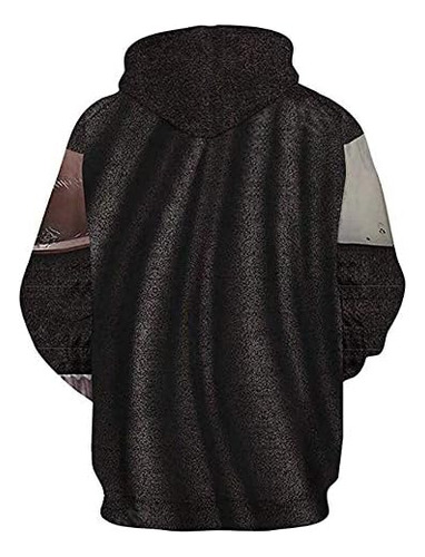 Chloblom Unisex Mandalorian Hoodie Cosplay Disfraz 3d Pullov
