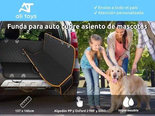 Funda Asiento Auto Cubre Tapizado Perro Mascota Impermeable.