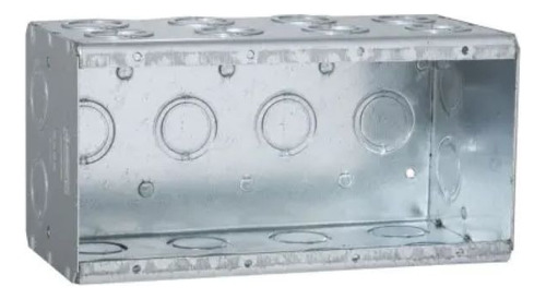Caja Metálica Raco 698 4gangs Doble Profundidad *pack 3pz*