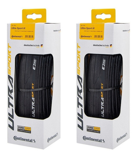Par De Pneu Continental Ultra Sport Ii 2 Kevlar Speed 700x23