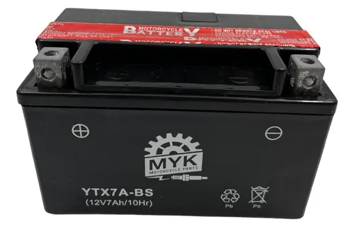 comprar Batería Myk Ytx7a-bs \u002F\u002F Yumbo Vx2 \u002F Vx3\u002F Vx4 - Mundomotos.uy