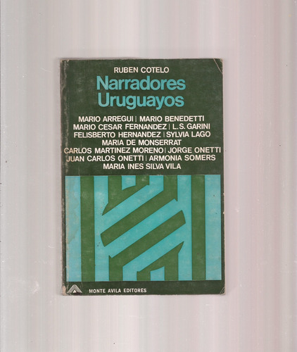 Narradores Uruguayos  Antología  ¨ 